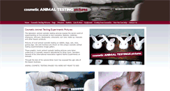 Desktop Screenshot of cosmeticanimaltestingpictures.com